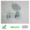 15x3mm , zinc coating , round shape magnet